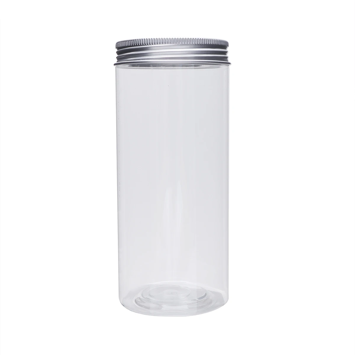 

6PCS Food Packaging Jars Transparent Sealed Storage Cans for Dried Fruits Nuts Cookies Plastic Bottles with Aluminum Cap
