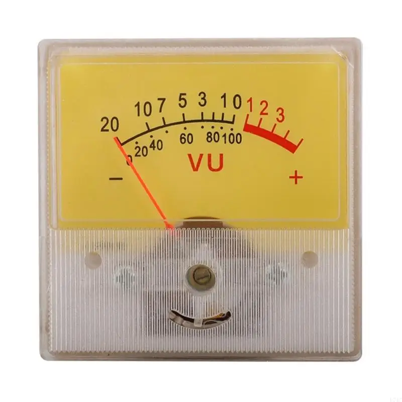 L74C Upgraded Level Meter Level Header VU Meter Level Meter Power Amplifier Meter Yellow Backlight for Home