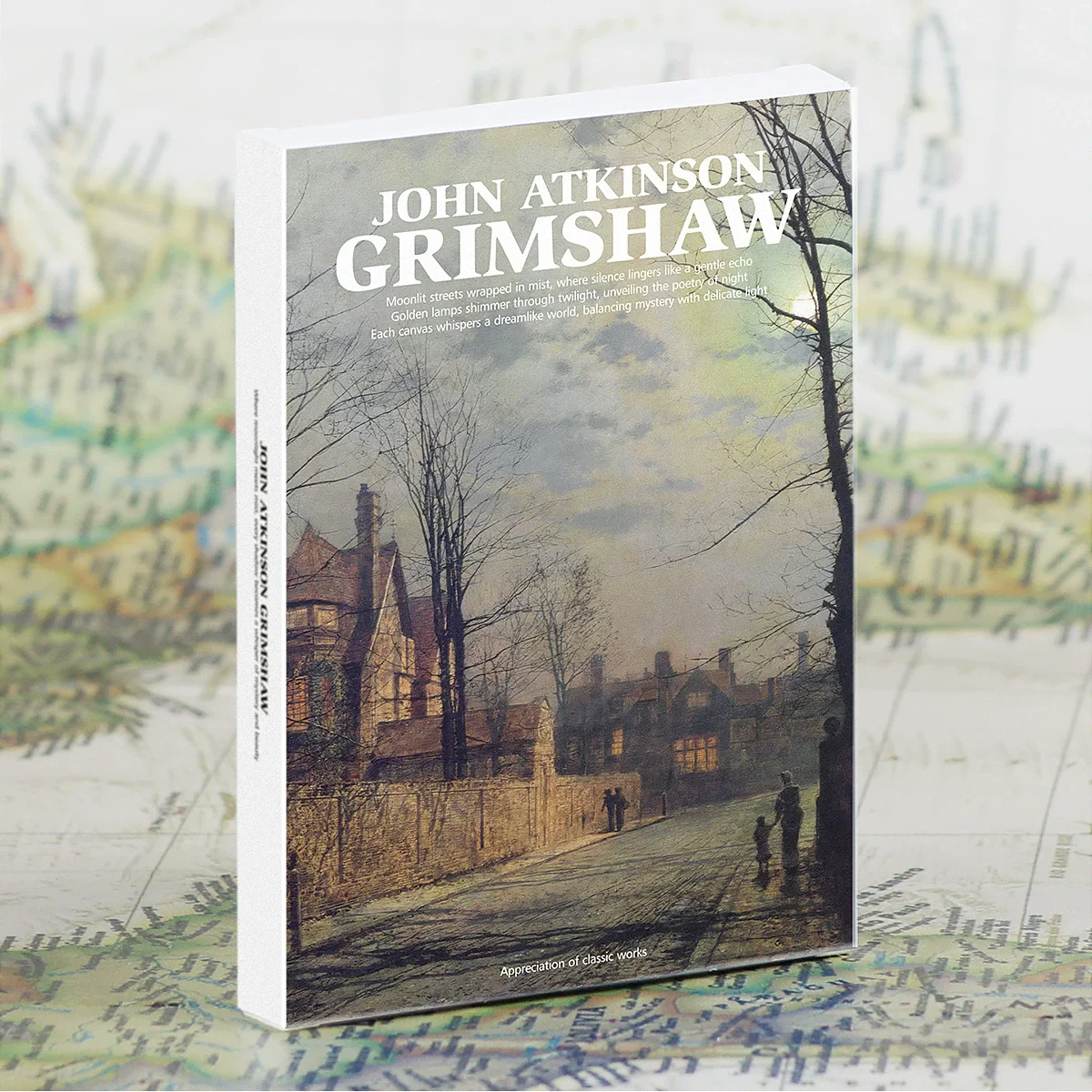 

30Pcs/Set Impressionist Painter John Atkinson Grimshaw Oil Painting Postcards - Vintage Street View Art Collection Cards