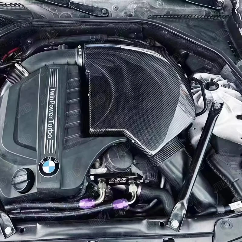 High-Performance Carbon Fiber Intake for N55 3.0T Engine High-Flow Design Air Filters for 535i F10/F11 2010-2016