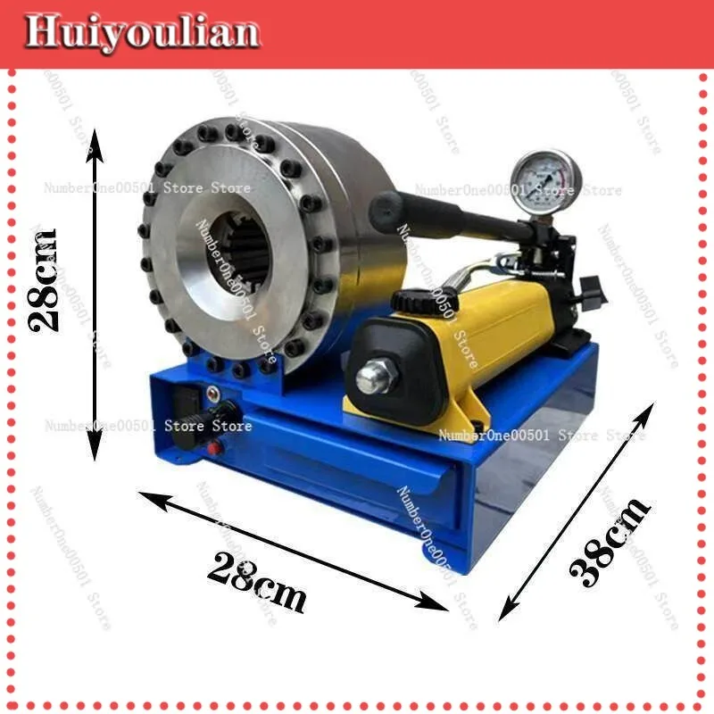 Portable Manual Hydraulic Hose Crimping Tool Hydraulic Hoses Fittings Pressing Machine Pipe End Forming Machine