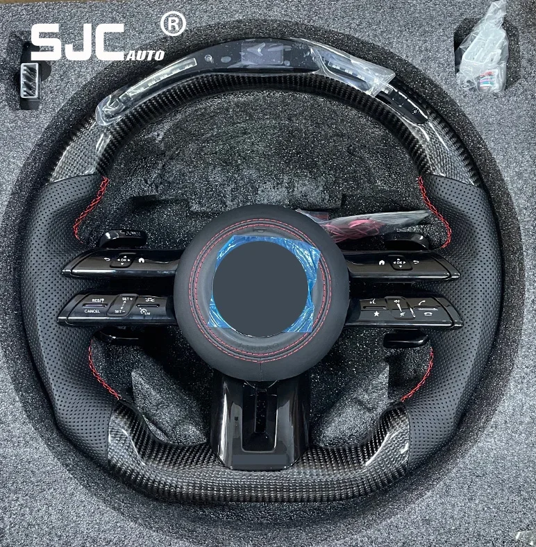 

Auto Customized Steering Wheel Carbon Fiber For Mercedes-Benz C300 C200 C180 W204 W211W213 W205 W447 E63 Glc S G Class LED