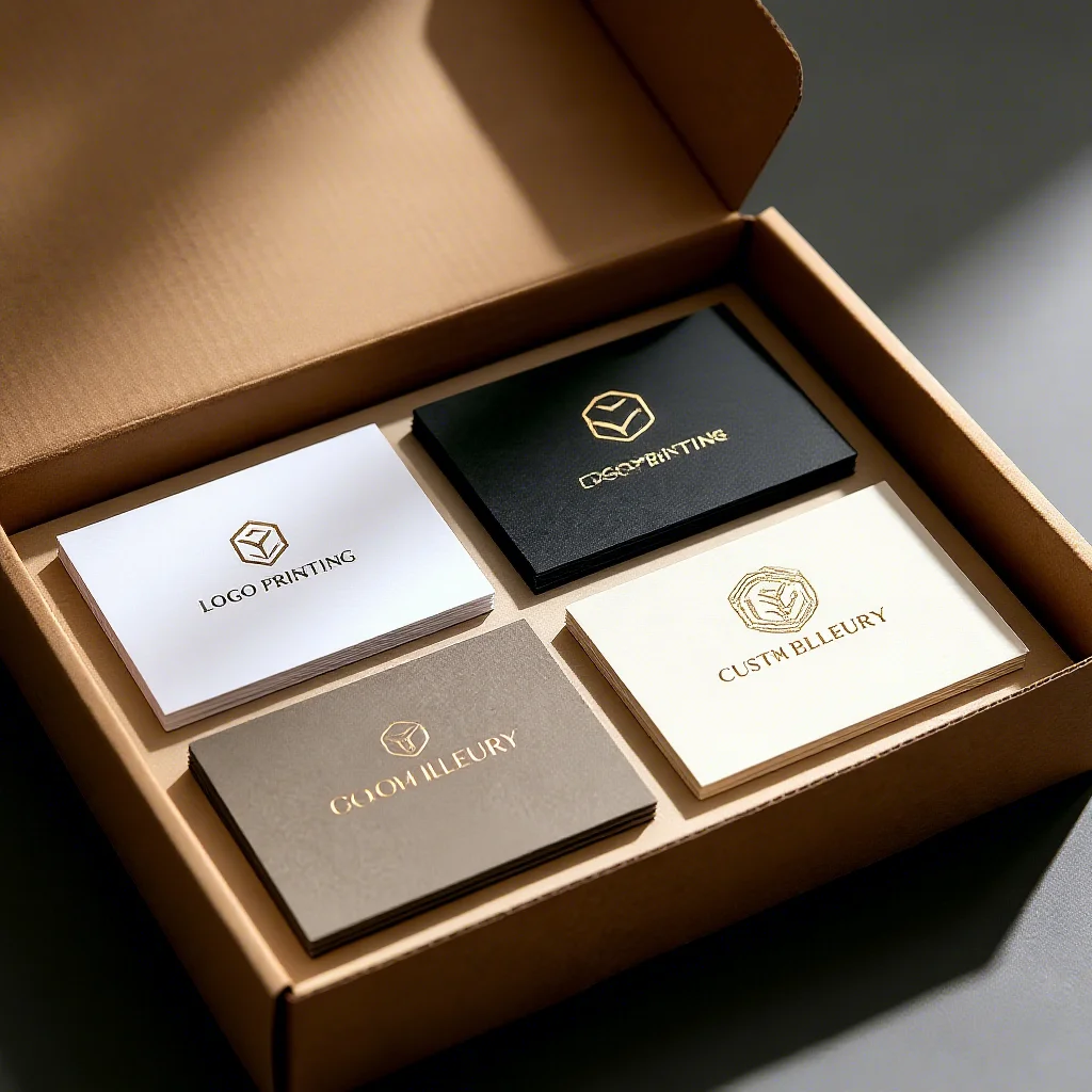 Custom Logo Printing Business Cards Gloss Matte Finish Personalized Thank You Cards for Small Business Boutique Packaging