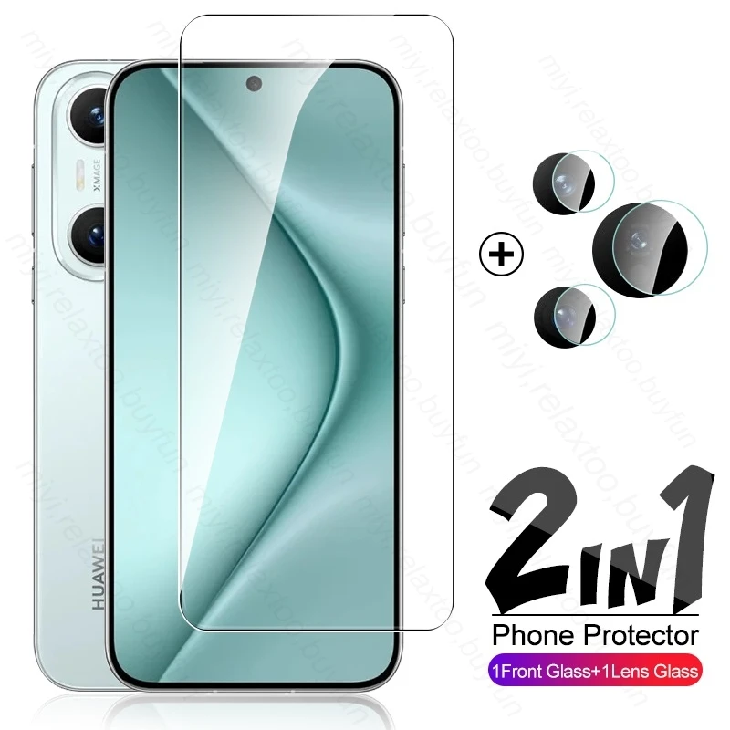 2In1 Camera Lens Screen Protector Glass For Huawei Pura70 Pura 70 5G Protect Glass Hauwei Huawey HuaweiP70 P70 P 70 5G 2024 6.6"