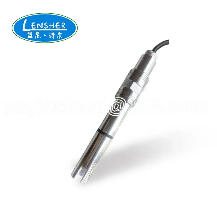 Industrial Online Water Quality PH Detector RS485 Intelligent PH Sensor Probe Acidometer PH Electrode