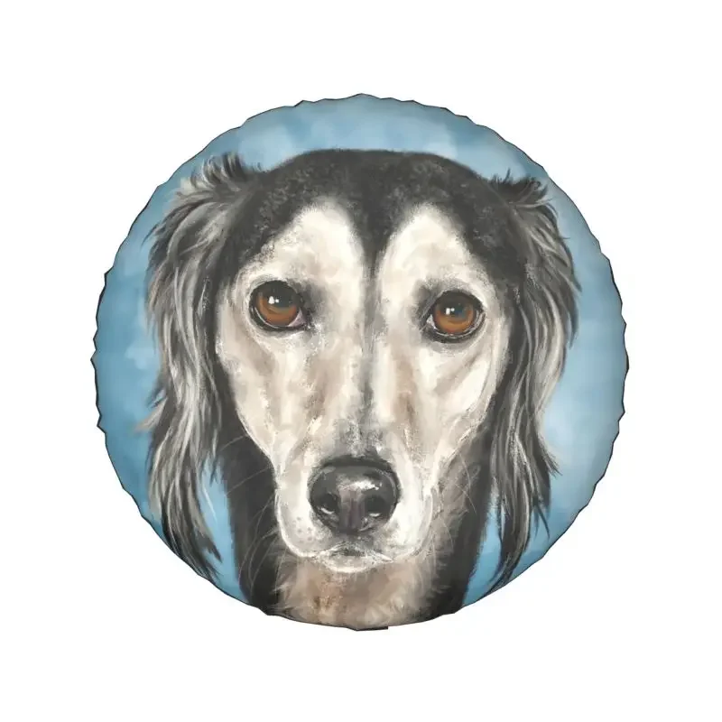 Saluki Dog Tire Cover 4WD 4x4 Trailer Animal Lover Spare Wheel Protector Universal for Jeep Grand Cherokee 14