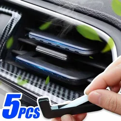 Car Aromatherapy Clip Scent Tablets Set Auto Air Outlet Wind Direction Paddle Hidden Fragrance Clip Solid Aromatherapy Strips