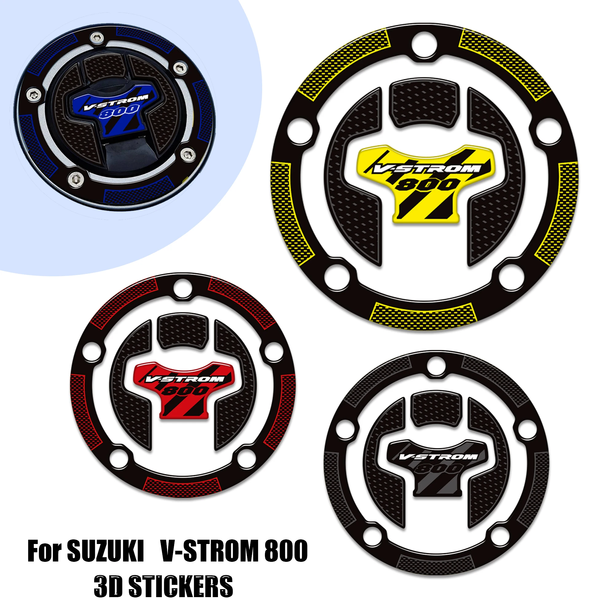 

Fit Suzuki V-STROM 800DE VSTROM 800 DE Tank Pad Gas Fuel Oil Knee 3D Stickers Decals Adhesive Adventure Protector 2023-2025