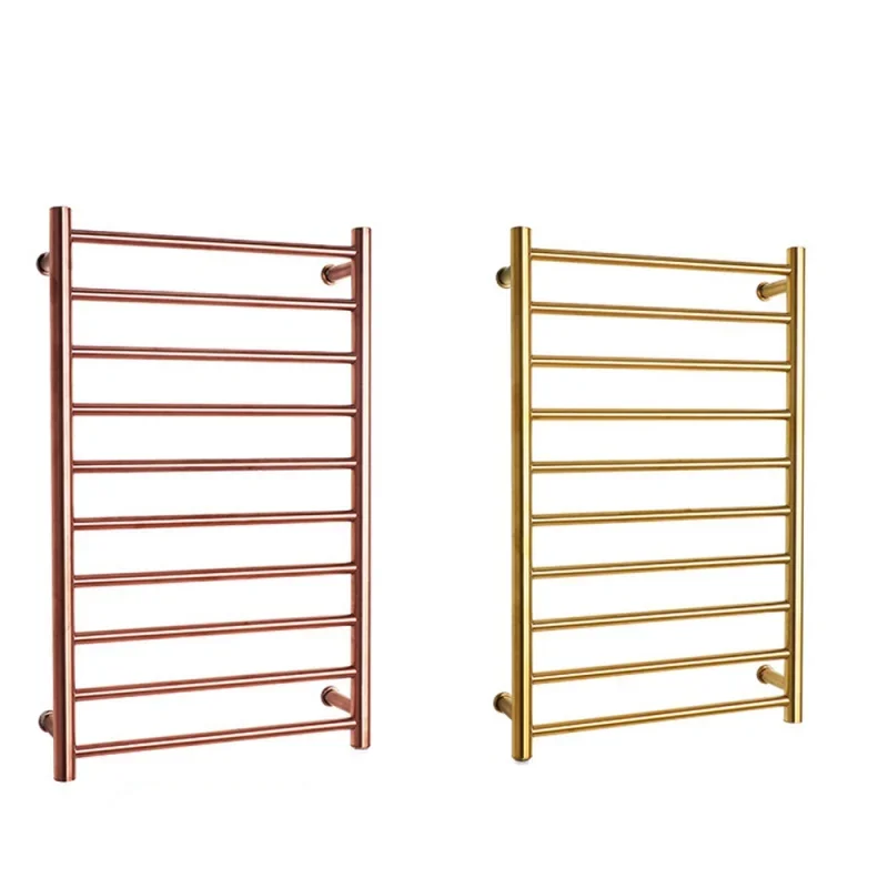 Electric Towel Rack Drying Bath Towel  wall mounted Gold Towel warmer rack 88W 220V Constant temperature 50℃ Bathroom Accessorie