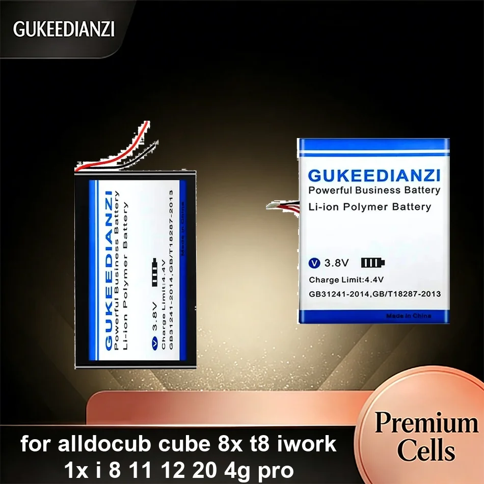 

Аккумулятор для планшета с длительным сроком службы 28198116 6100-15100 мАч для Alldocub Cube 8X T8 Iwork 1X i 8 11 12 20 4G Pro