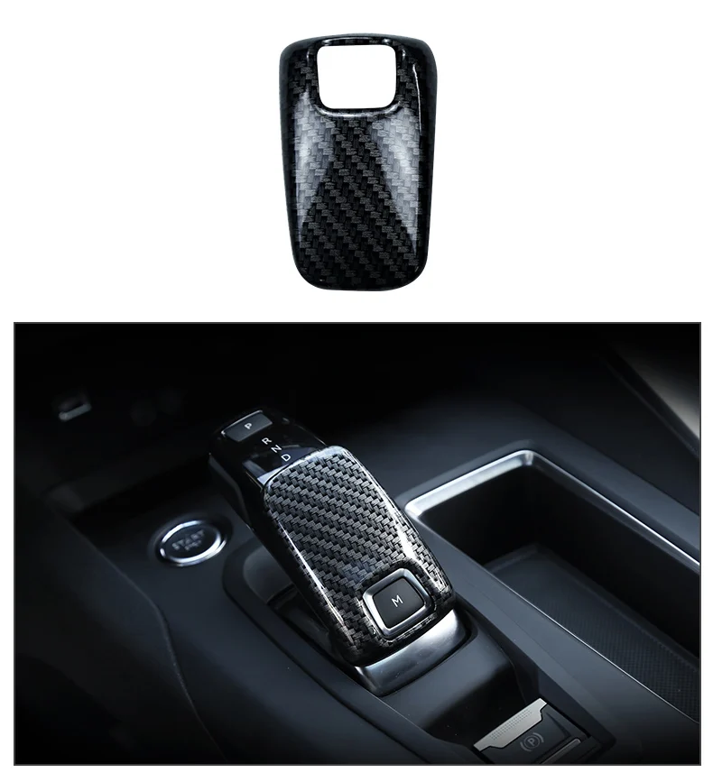 For Peugeot 3008 5008 GT For Citroen C5 Aircross 2017 2018 2019 2020 2021 2022 2023 Car Gear Shift Knob Gear Cover Accessories