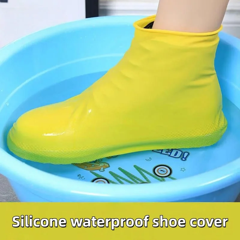 

Anti Slip and Rainproof Silicone Shoe Cover Outdoor Rain Boot Cover Walking Shoe Accessories Reusable Shoe Cover 1 Pair