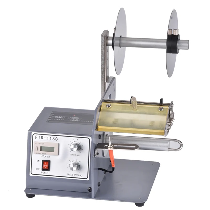 2026-Label stripping machine 120mm Automatic stripping machine product barcode self-adhesive commercial stripper