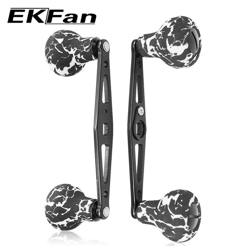 

EKfan Camouflage EVA Knob Aluminum Alloy 110MM Fishing Reel Double Handle 7*4MM/8*5MM Series Fishing reel parts