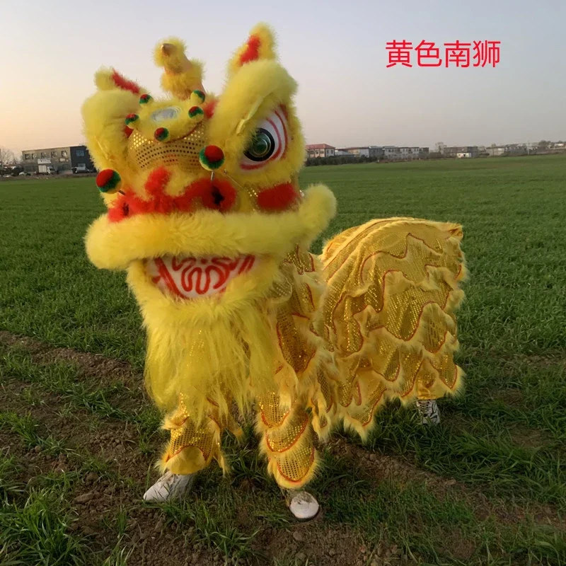 South Lion Dance Lion Head Complete Set of Awakening Lion Australian Full Wool Props