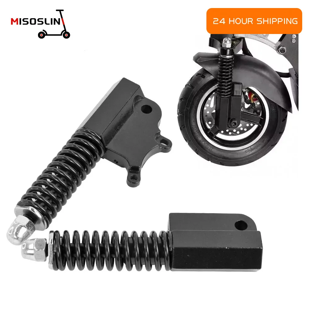 1 Pair 10 Inch Front Fork Hydraulic Shock Absorber Electric Scooter Accessories Front Suspension Spring Damping For KUGOO M4