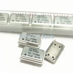 5pcs 32.768M 32.768MHZ 32.768 Crystal Oscillator Active OSC DIP-4 Rectangle Full Size 3.3V 5V
