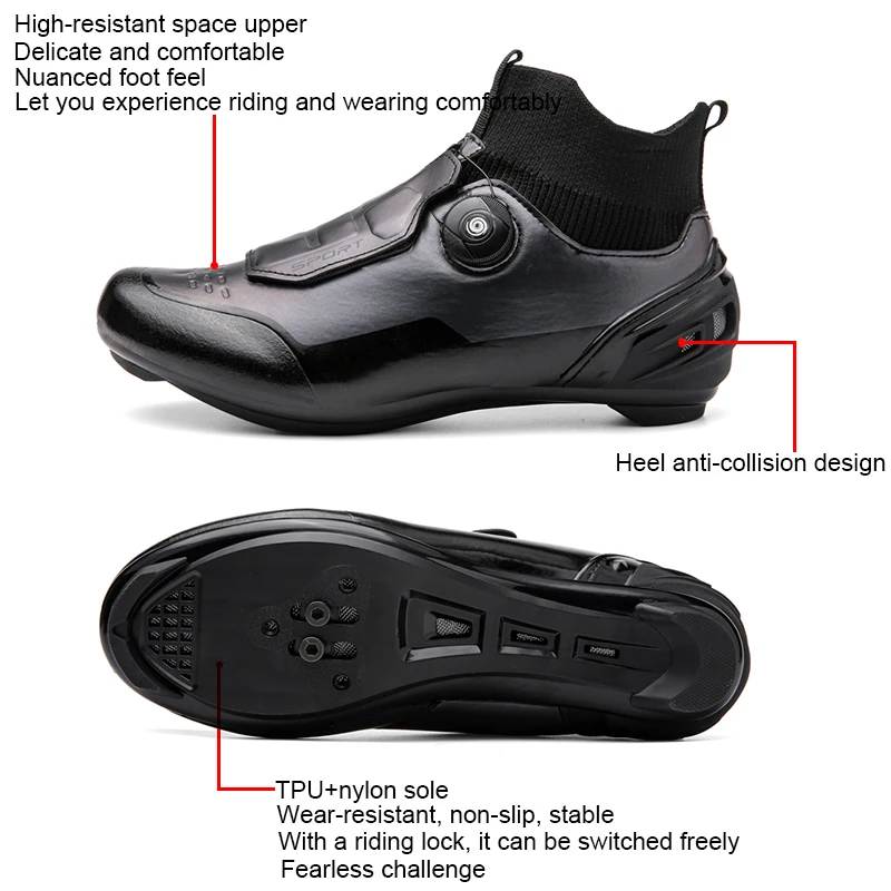 Winter MTB Cycling Shoes Men With Cleats Route Cleat Speed Road Bike Sneaker Women Off-road Outdoor Racing Motocross Boots Unise