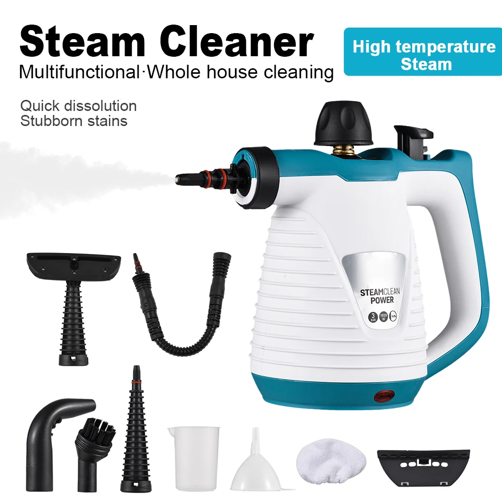 高温スチームクリーナー ハンドヘルドスチームクリーナー 110V-220V 圧力クリーナー 高温消毒スチームマシン