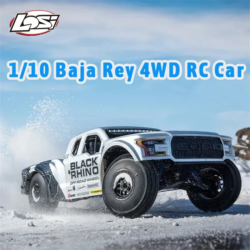 LOSI 1/10 Frod Raptor Baja Rey 4WD RTR Brushless RC Car Remote Control Electric Desert Short Truck Adult Children's Toy Car