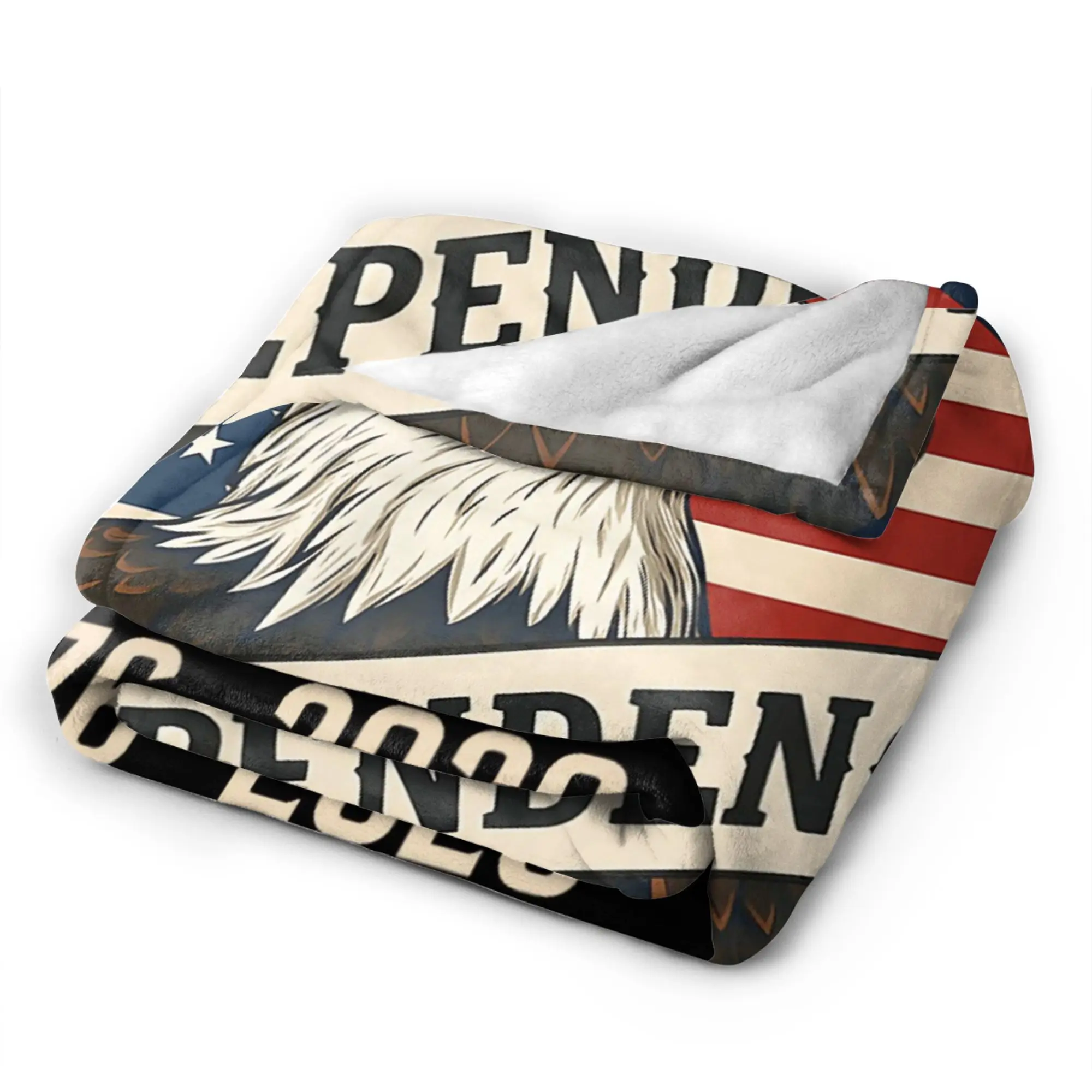 Super Warm BlanketStudents Decorative Eagle Flag 250 Years 1776 2026 250th Birthday Throw Blanket  Flannel Bedspread Bed Cover