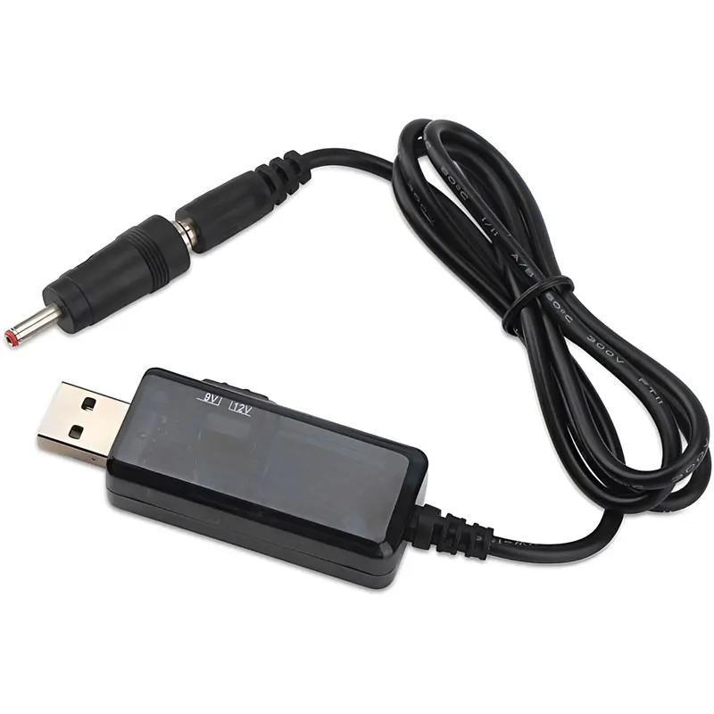 USB Step-Up Converter Cable Module 9V 12V USB Power Boost Line 3.5mm Adapter For Power Supply/Charger/Power Converter