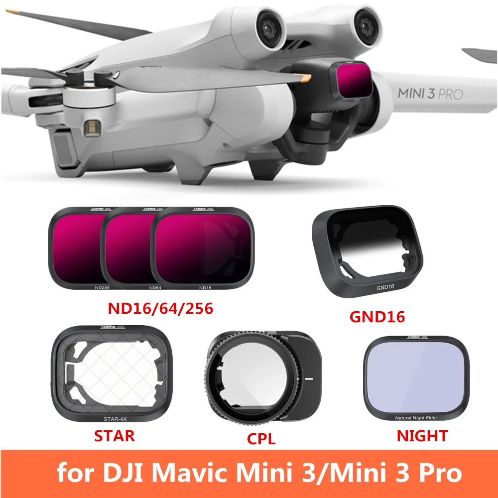 Done Lens Filter for DJI Mini 3 Pro Filters ND16 64 256 Set GND16 CPL Camera Lens Filter for DJI Mavic Mini 3 Drone Accessories