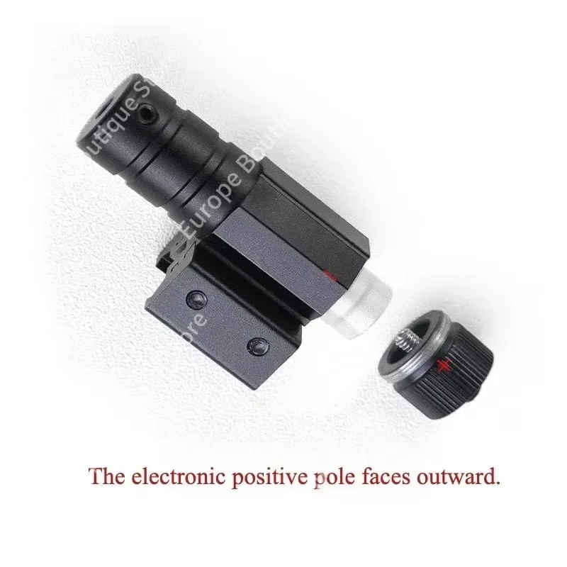 Mini Red Dot Laser Sight 805, Adjustable Red Laser Pointer, 11mm/20mm Rail Mount, Tactical Sight for Hunting Rifle Pistol - view 3