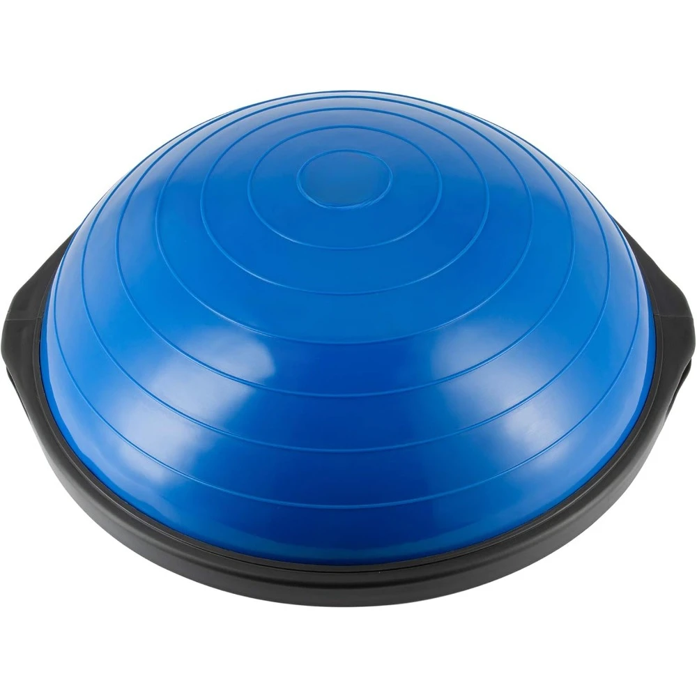 

Balance Ball | 1500lb Inflatable Half Exercise Ball Wobble Board Balance Trainer w Nonslip Base | Half Yoga Ball