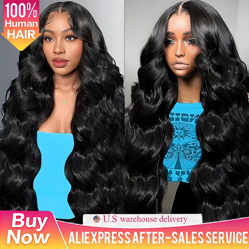 

Парик из натуральных волос плотностью 250% длиной 44 дюйма, с эффектом Body Wave, без клея, с детским волосом, 13x6 HD, предварительно выщипанный, с кружевной передней частью, для женщин