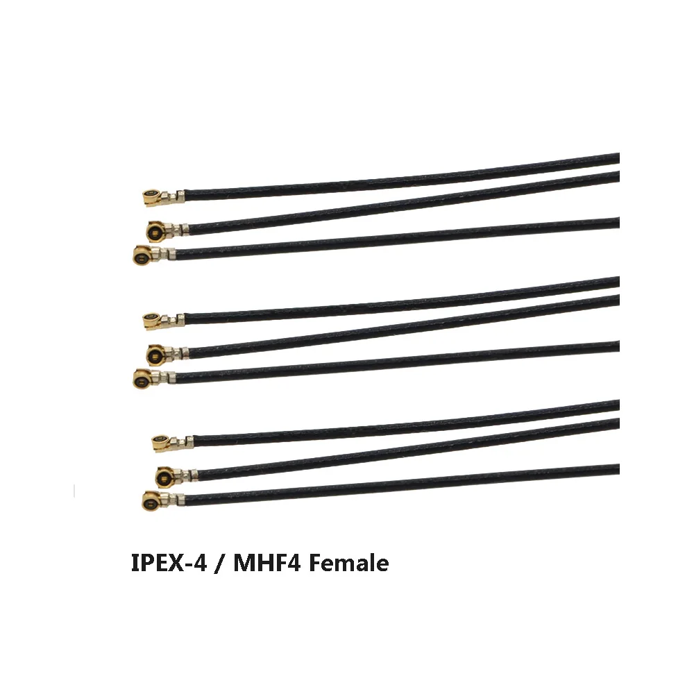 BEVOTOP 10pcs/lot 4 4 Female to 4 Female Jack RF0.81  Cable GSM GPRS 3G WIFI Modem Antenna Extension Jumper Cable