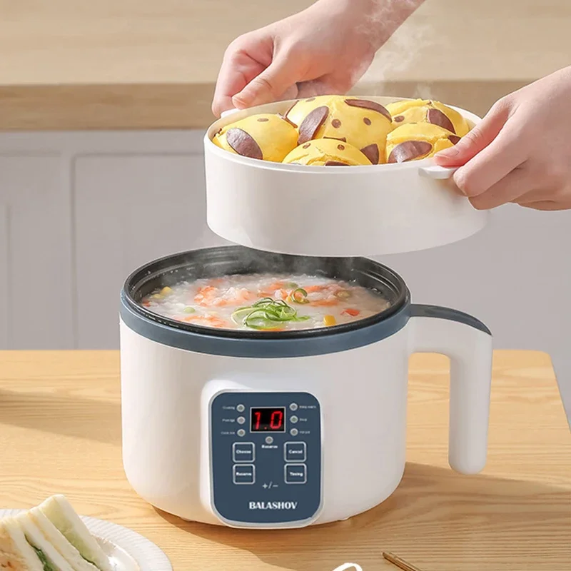 For 1.7L Electric Rice Cooker Single Double Layer 220V Multi Cooker Non-Stick Smart Mechanical MultiCooker Steamed Rice