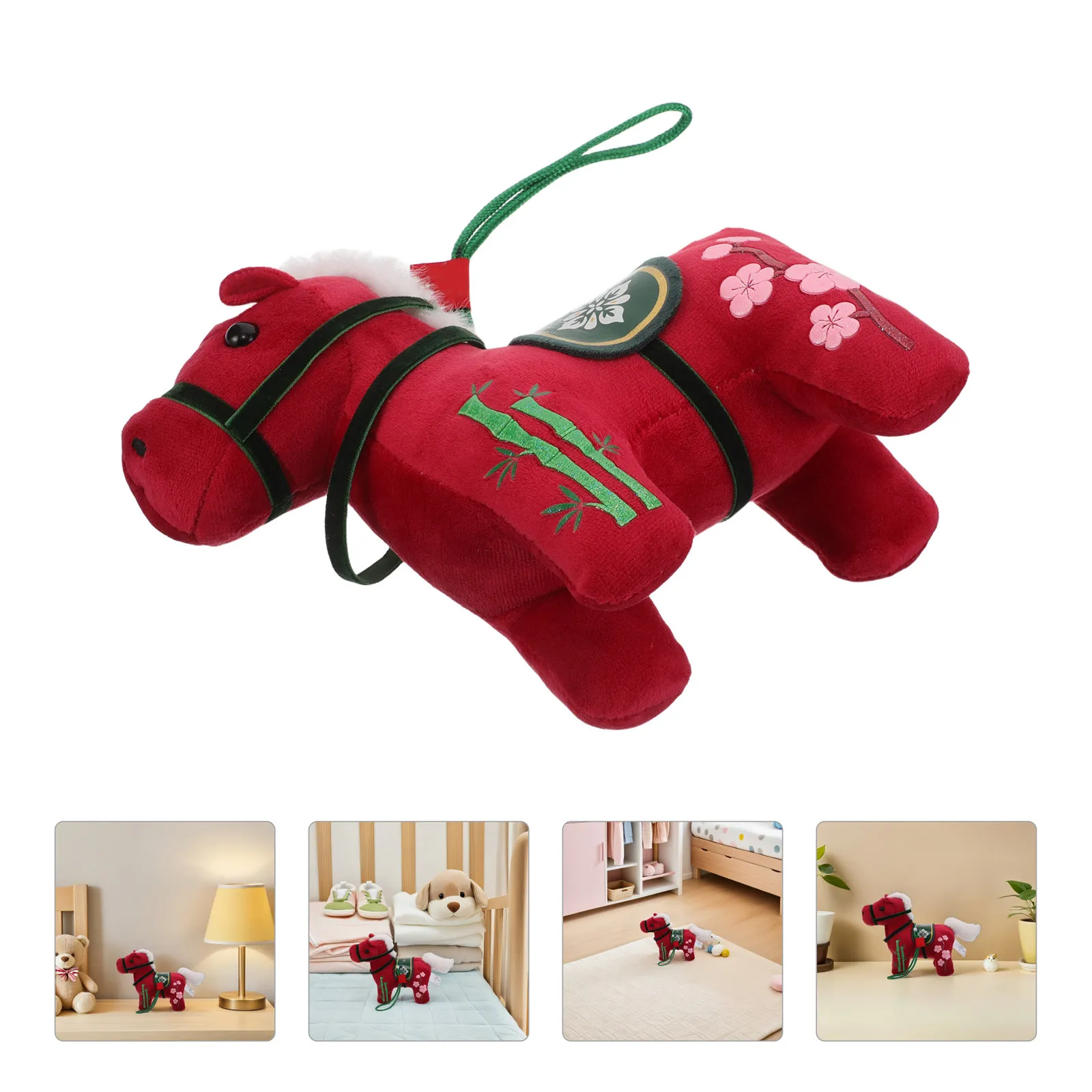 

2026 Chinese Zodiac Horse Animal Soft Cuddly Design for Kids Home Decor Celebration Gift Cultural Symbol of Courage