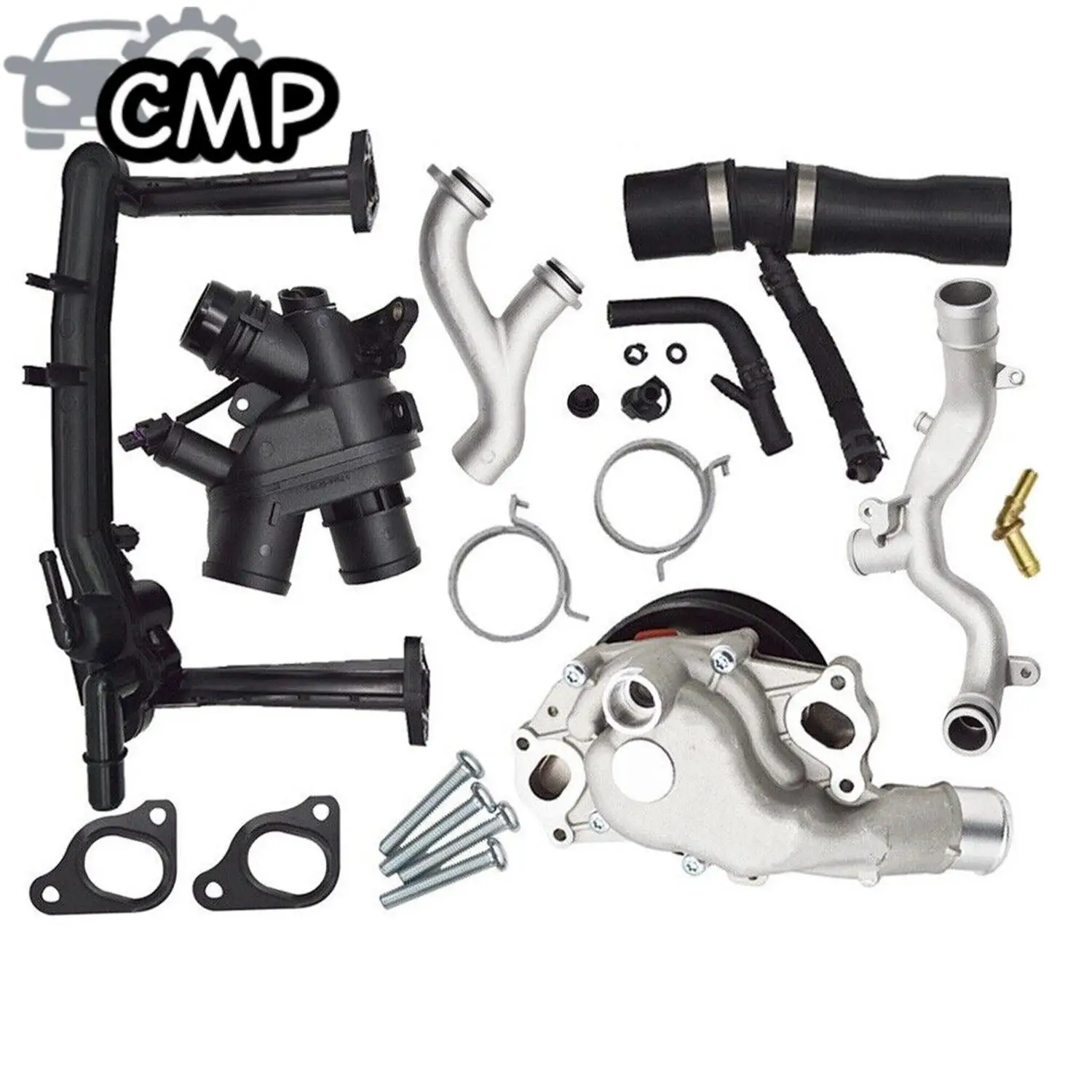 

1 комплект AJ813909, система охлаждения двигателя автомобиля, сменный комплект, подходит для Jaguar Land Rover 5,0 V8, запасные части для автомобиля с наддувом