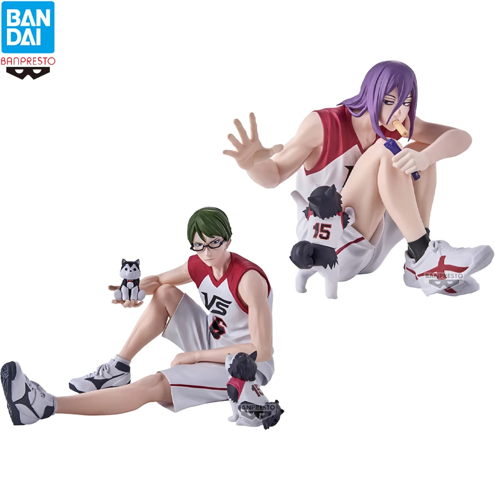 BANDAI Banpresto Kuroko Basketball Last Game Midorima Shintaro Murasakibara Atsushi Collectible Anime Figure Model Toy Gift