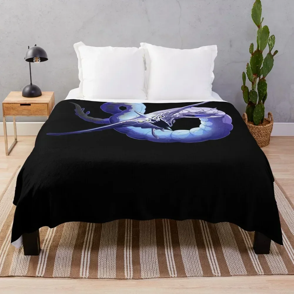 

Ghost Leviathan Throw Blanket Cozy Light Blanket for Travel Camping Picnic