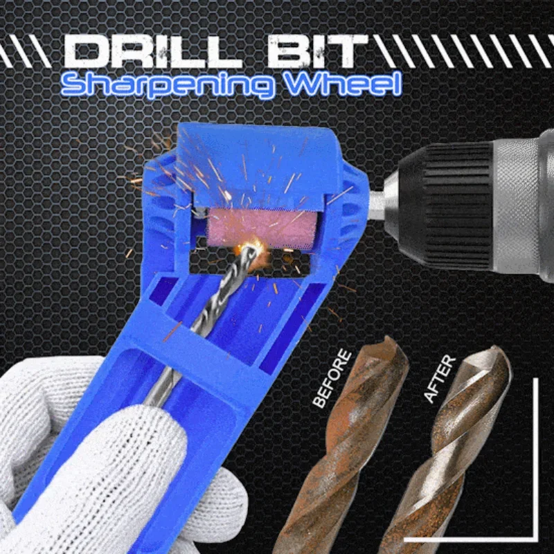 

2.0-12.5mm Portable Drill Bit Sharpener 1 Set Of Grinding Wheel Hand Drill Converted Sander Twist Drill Bit Resharpening Tool