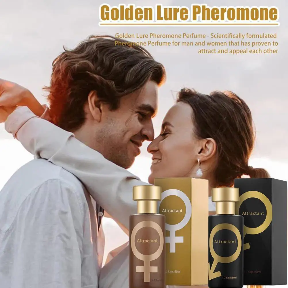 Feromonas atractivas de 50ml para hombres y mujeres que atraen el espray afrodisíaco para la fragancia corporal de los hombres Perfume de coqueteo unisex