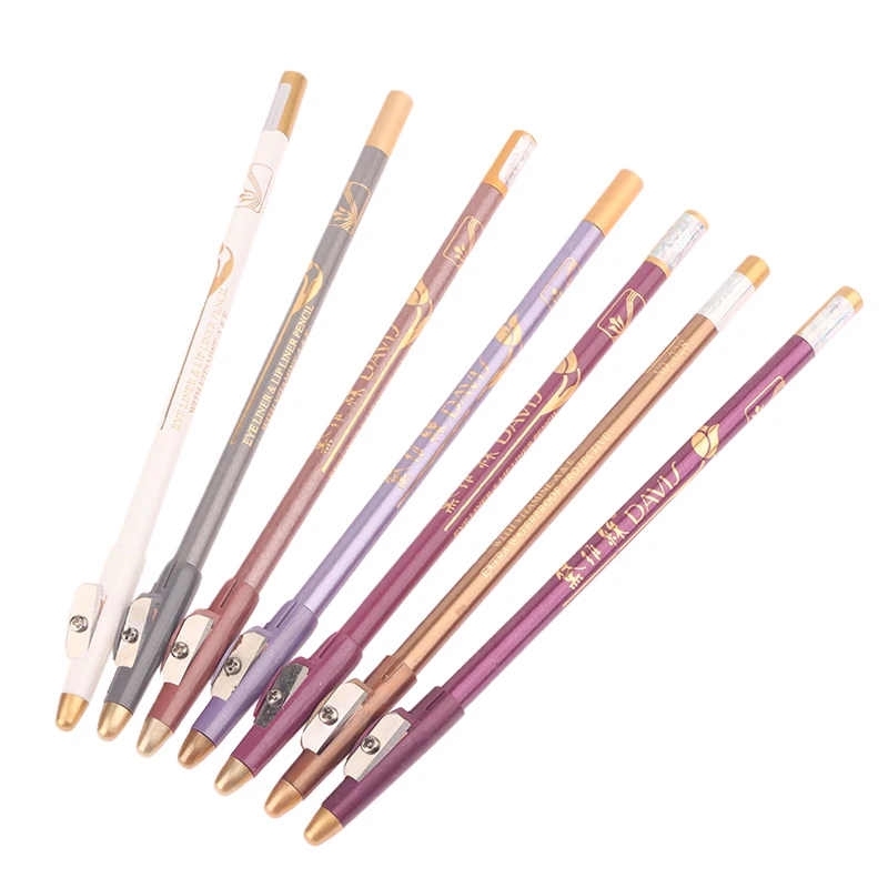 maveraKa 1 Pz Barbiere Matita Bordo Linea Sottile Rasoio Traccio Capelli Forma di Barba Accessori Con Temperamatite Linea di Capelli Penna Taglio di Capelli Trucco