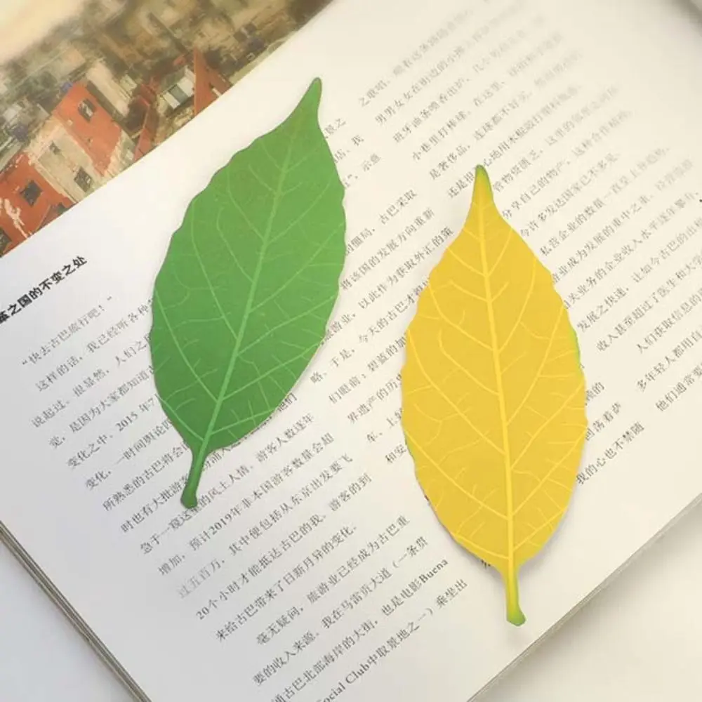 

Изменение цвета знаки книг в виде листьев с температурой, термометр для любителей листьев, знак страницы, уникальный дизайн, зажим для книг, канцелярские принадлежности в виде листьев