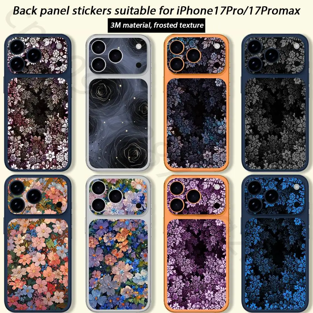 

flower TICKET Decal Skin Wrap for iPhone 17 Pro/Pro max Protective Film for Back, Frame, Camera
