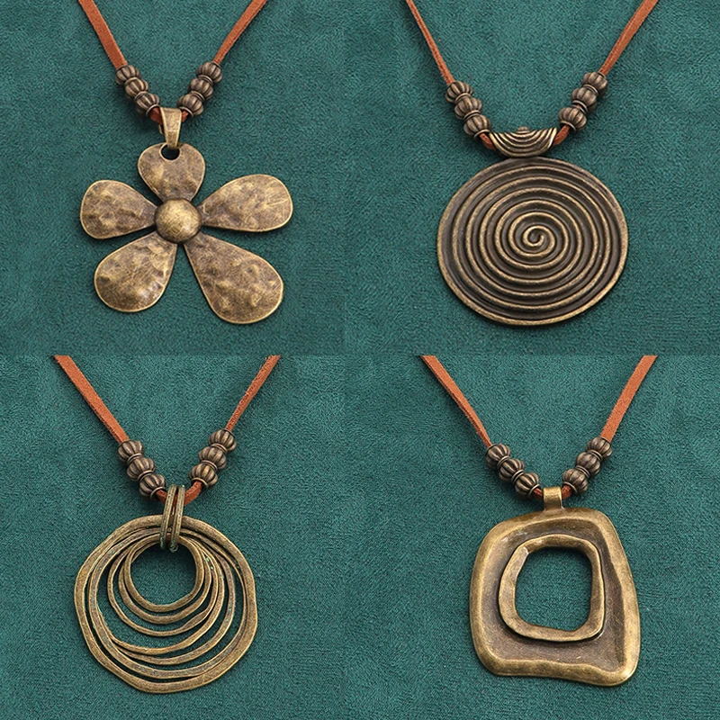 1x cadena de cordón de cuero