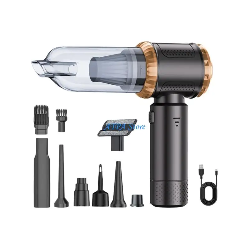

U13C Rechargeable Handheld Vacuum With 6 Stage Filtration 22000PA Suction For Auto Home Pet Hair