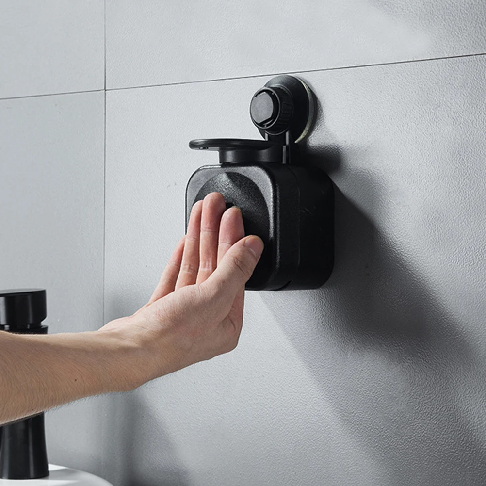 

Alipis Automatic Wall Mount Bathroom Soap Dispenser Liquid Soap Pump Bottle for Bath Black