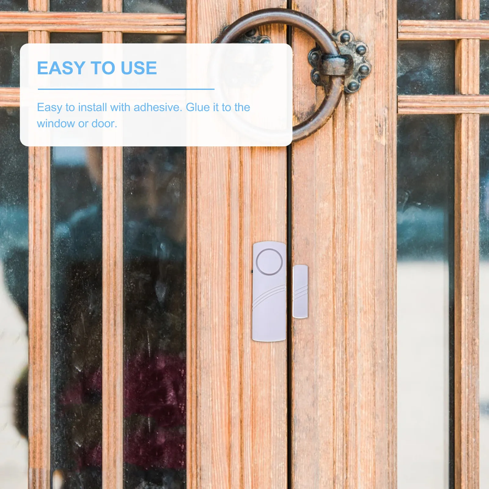 

6Pcs Door Window Magnetic Alarm Wireless Sound Alarm for Home Office Garage Apartment Hotel Compact Easy Install Reliable Loud