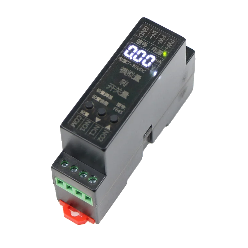 0-10V/4-20mA Analog to Switch Module/digital Display/key Setting F645