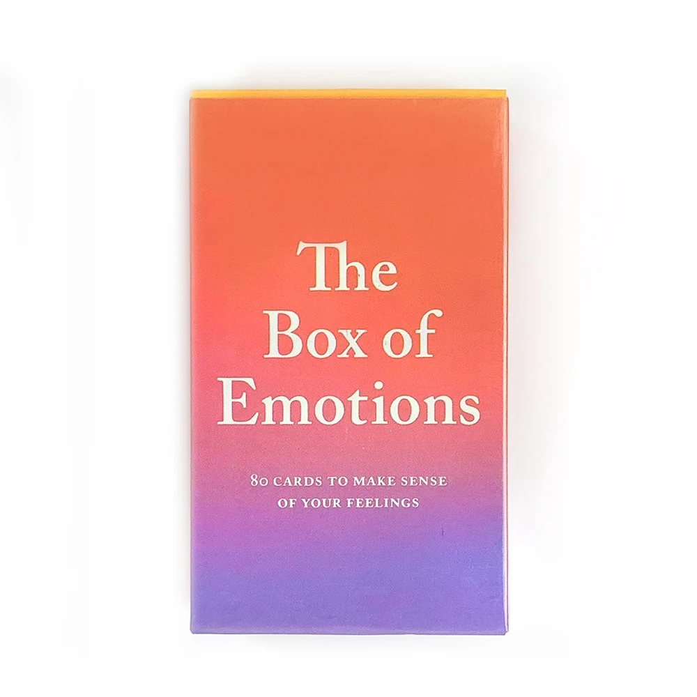La Boîte des Émotions : Cartes Oracle pour l'Expression des Sentiments, Cartes de Thérapie Spirituelle, Soins Personnels, Méditation, Divination, Cadeau pour Femmes