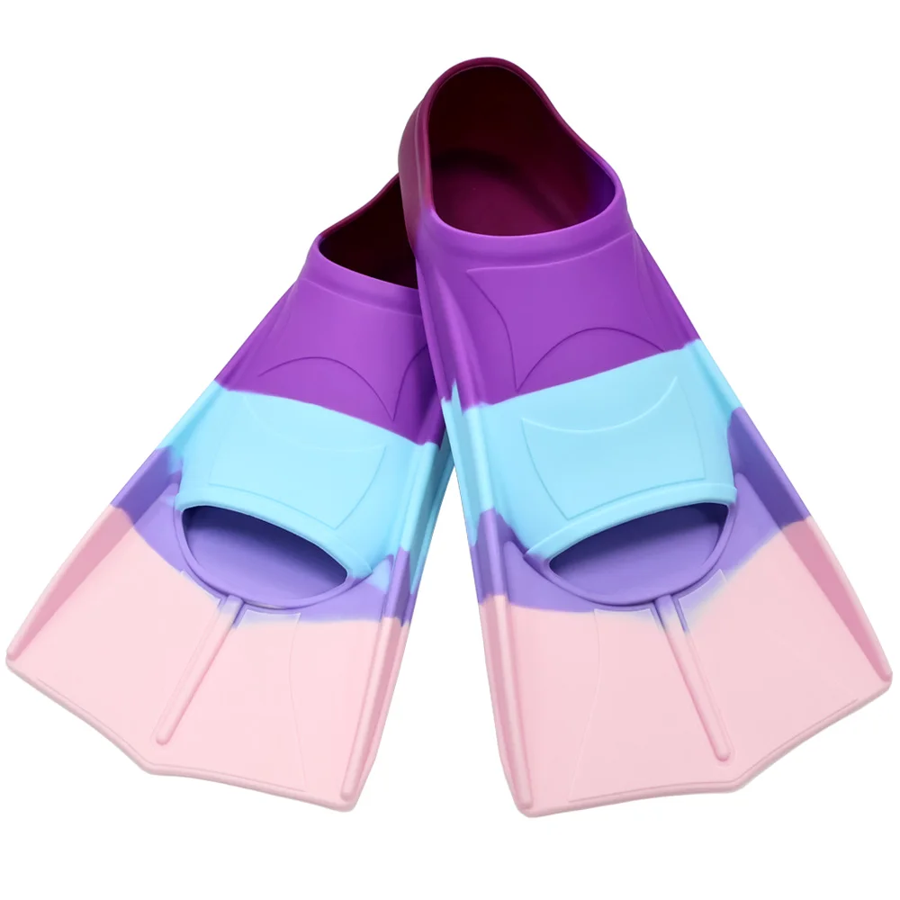 Silikon Flossen Schwimmen Training Schnorchel Kurze Tauchen Flossen Frosch Schuhe Männer Frauen Professionelle Brustschlag Freeschnorchel Schwimmen – Detail 13