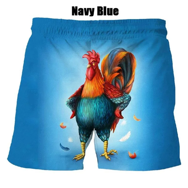 

Newest Chicken Fashion 3D Printed Men's Women Casual Summer Shorts Cool Shorts