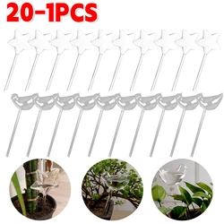 20-1pcs Automatic Watering Glass Bird Watering Cans Watering Devic Shape Hand Blown Clear Plastic Aqua Bulbs For Flowers Plant